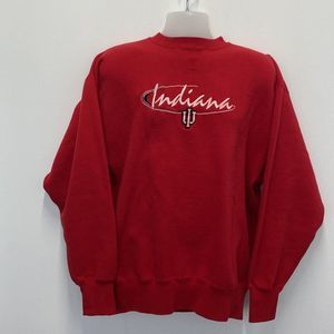 Midwest Indiana University Red Sweatshirt Size L